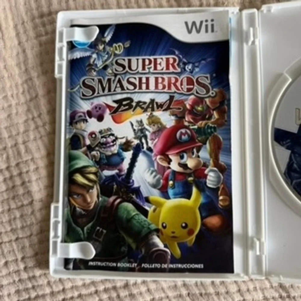 Nintendo Wii Super Smash Bros Brawl CIB Untested Complete RVL-RSBE-USA